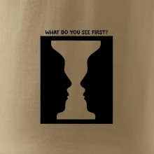 What do you see first? Pohár - Tváre