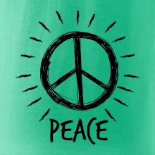 Peace symbol čiernobiely