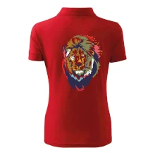 Hlava leva kreslená jednoduchá