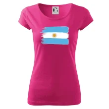 Argentína vlajka kreslená štetkou