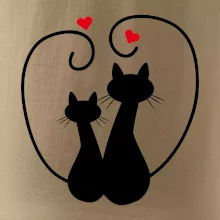 Mačky - Zamilovaný pár Mačky - Zamilovaný pár