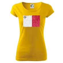 Vlajka Malta ohrýzaná