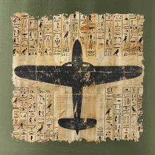 Egyptské hieroglyfy lietadlo Egyptské hieroglyfy lietadlo