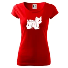 Yorkšírský teriér - Yorkie - Nápis v tele