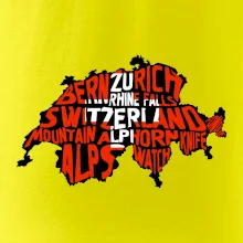 Mapy - názvy miest - Švajčiarsko