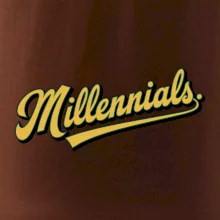 Generace Y - Millennials žlutý nápis