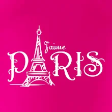 Paris nápis Eiffelovka rovný