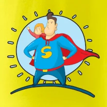 Táta superman - dievča