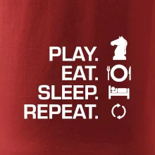 Eat sleep play - šach
