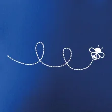 Dráha letu včely - slučka Dráha letu včely - slučka