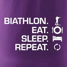 Biathlon Eat Sleep Repeat