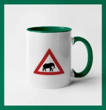 Dopravná značka - Pozor slon