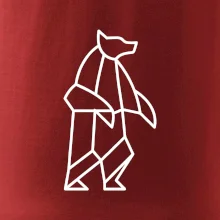 Geometria ľadový medveď stojaci