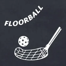 Floorball nápis šikmo