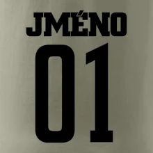 Futbalový dres - vlastné meno a číslo