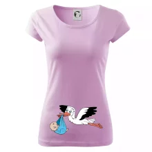 Bocian a bábätko - chlapec (Hana-creative)