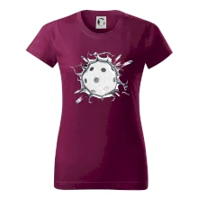 Florbal lopta v triku Florbal lopta v triku