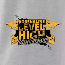 Motocross adrenaline level high