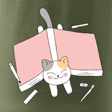 Učenie na štátnice mačka