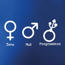 Muž žena programátor