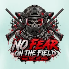 Lebka bojovníka – No Fear paintball