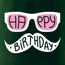 Mustache narozeniny - okuliare