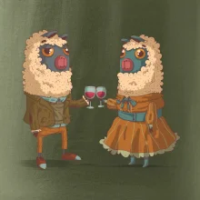 Alpaky s vínom pár