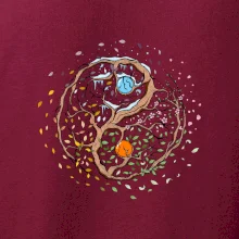 Yin & Yang strom - zima, leto