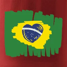 Brazília vlajka srdca