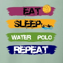 Eat sleep watter polo farebné