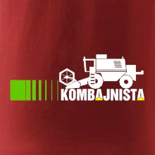 Kombajnista zelená a žltá