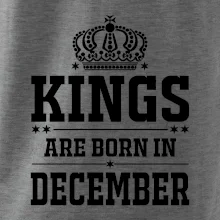 Kings are born in December