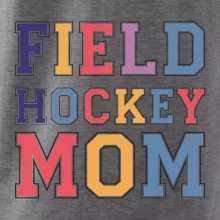 Field hockey mom - športové písmo