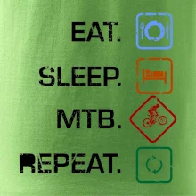 Eat sleep MTB repeat