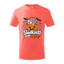 Sladkosť alebo žart tekvicový košík