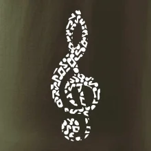 Husľový kľúč z nôt