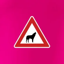 Dopravná značka - Pozor vlk