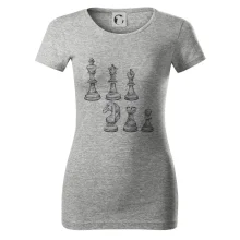 Šachové figúrky kreslené