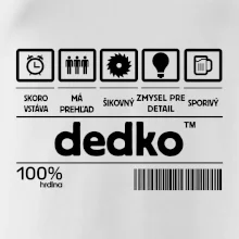 Čiarový kód - dedko