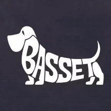 Basset nápis v tele