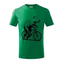 Kapybara na kole černá