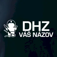 DHZ postavička - vlastný nápis