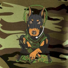 Bojový doberman (Pecka design)