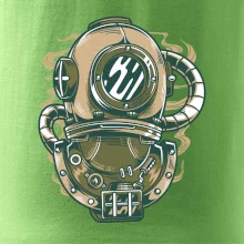 Starý potápačský skafander