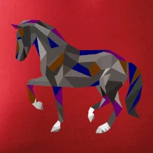 Kôň geometria farebný