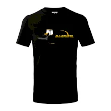 Bagrista v kruhu - vlastný nápis