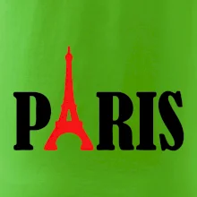 Paris nápis Eiffelova veža