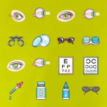 Očný lekár ikony