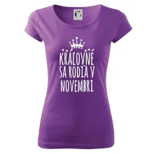 Kráľovné sa rodia v novembri