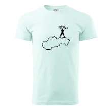 Mapa Slovenska - cyklista